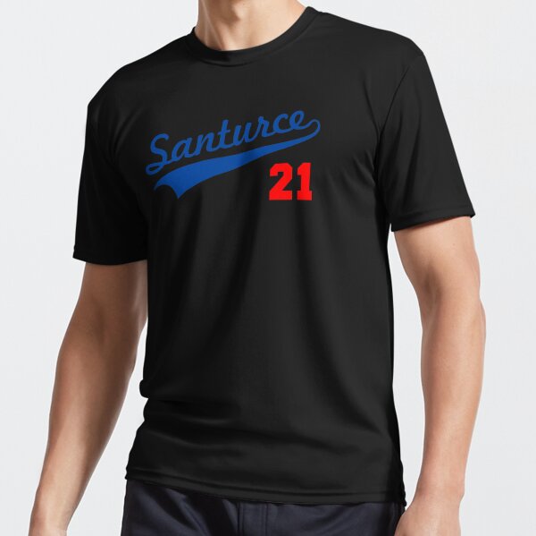 Santurce 21 Roberto Clemente Puerto Long Sleeve Tshirt Blue 