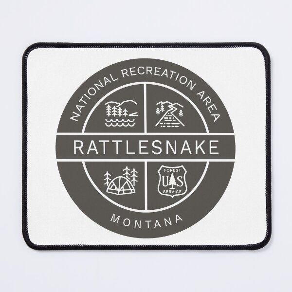 Item preview, Rattlesnake National Recreation Area Heraldic Logo designed and sold by VanyaKar.