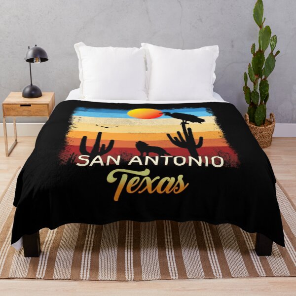 Item preview, San Antonio Texas TX Texan Coyote Vulture Cactus Desert Tejano designed and sold by Cuatrocaminos.