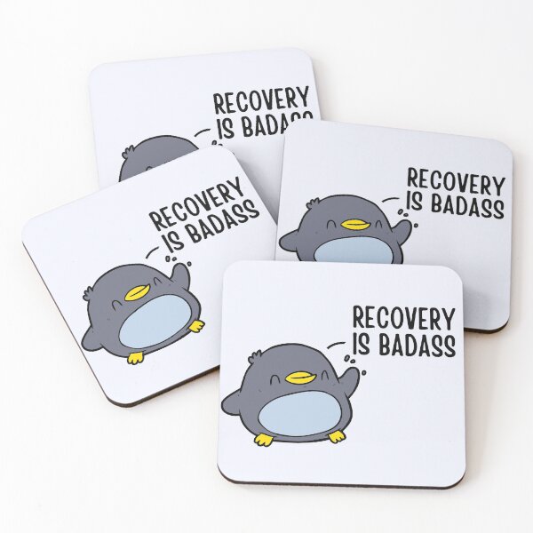 Item preview, Recovery is Badass designed and sold by ThoughtJumble.