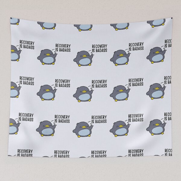 Item preview, Recovery is Badass designed and sold by ThoughtJumble.