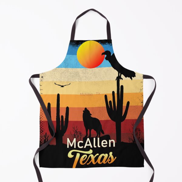 Item preview, McAllen Texas TX Texan Coyote Vulture Cactus Desert Tejano designed and sold by Cuatrocaminos.