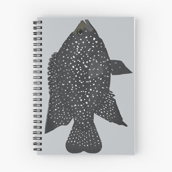 Artikelvorschau, Black Diamond Cichlid entworfen und verkauft von fishfolkart.
