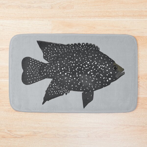 Artikelvorschau, Black Diamond Cichlid entworfen und verkauft von fishfolkart.