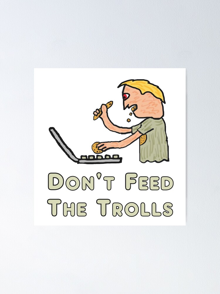 Internet Troll Definition, Funny Troll Joke Poster for Sale by  AloraDawnEve