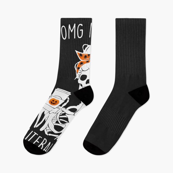 Item preview, Omg Im Like Literally Dead Halloween Girls Costume Skeleton Sweatshirt designed and sold by brandyj2t.