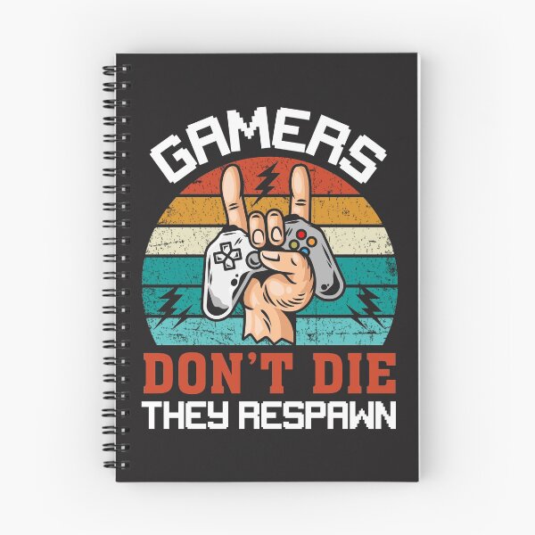 Item preview, Gamers Don't Die, They Respawn // Retro Gaming designed and sold by SLAG-Creative.