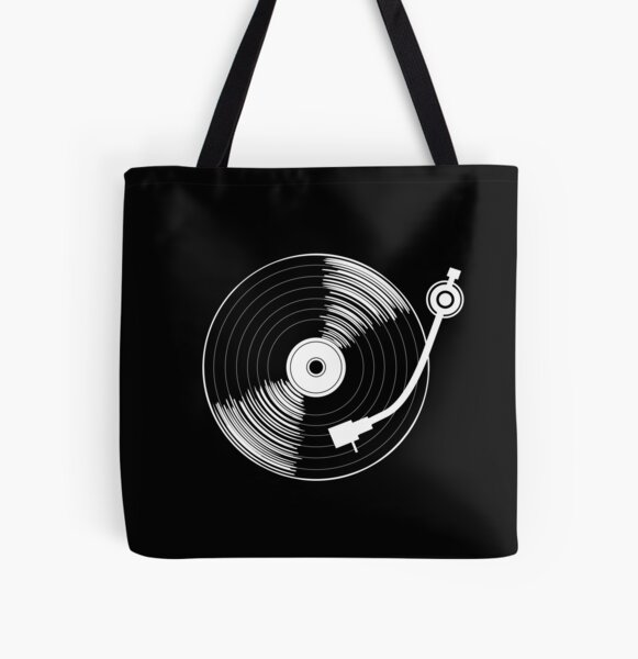 Vinyl Record Tote Bags for Sale