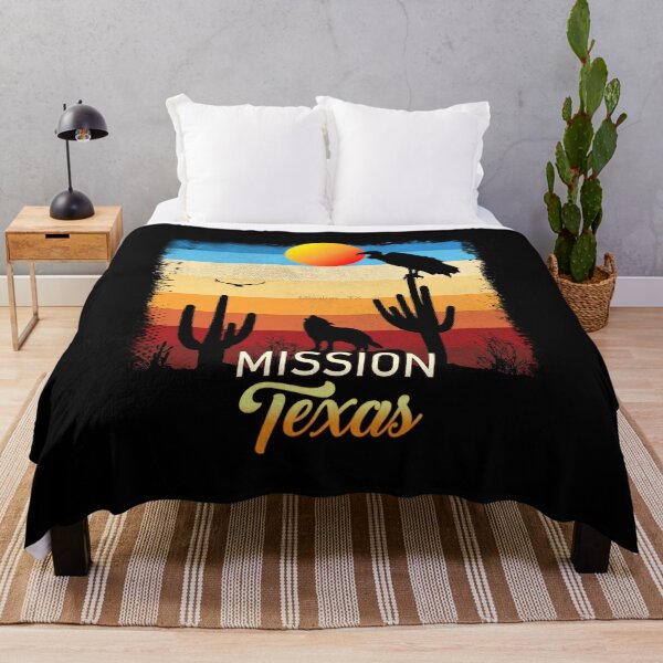 Item preview, Mission Texas TX Texan Coyote  Vulture Cactus Desert Tejano designed and sold by Cuatrocaminos.