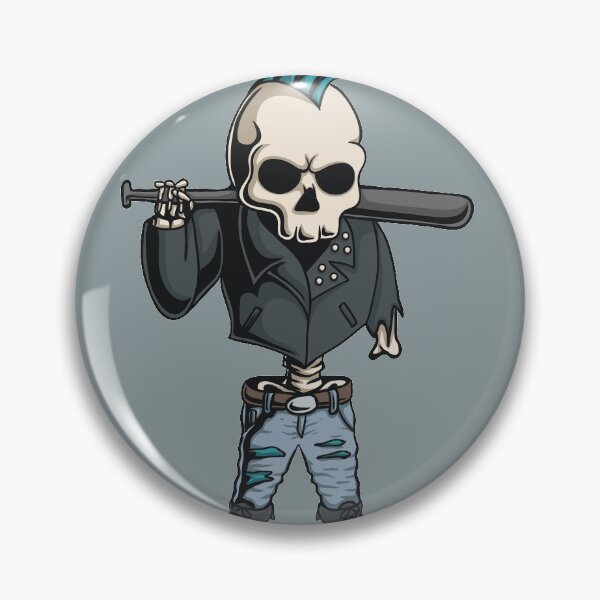 Item preview, Gutter Punk Skeleton Illustration designed and sold by SLAG-Creative.