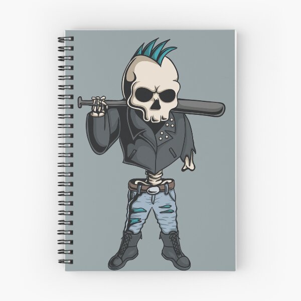Item preview, Gutter Punk Skeleton Illustration designed and sold by SLAG-Creative.