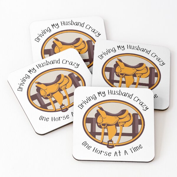 Item preview, Driving My Husband Crazy One Horse At A Time designed and sold by MamaSweetea.
