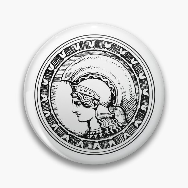 Artikelvorschau, Athena / Minerva - schwarz entworfen und verkauft von Hawthorn Mineart.