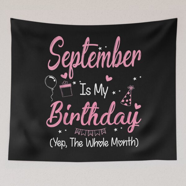 Item preview, September Is My Birthday Month Yep The Whole Month Girl T-Shirt designed and sold by Amancio-Scott.