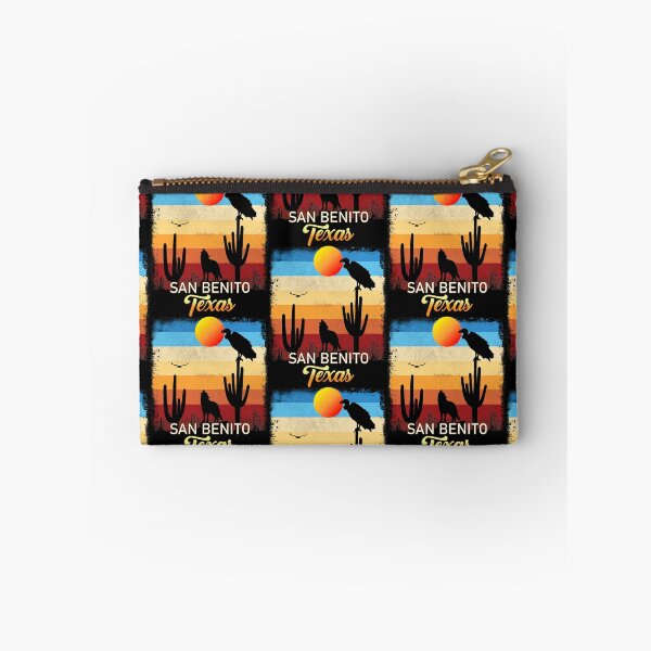 Item preview, San Benito Texas TX Texan Coyote  Vulture Cactus Desert Tejano designed and sold by Cuatrocaminos.