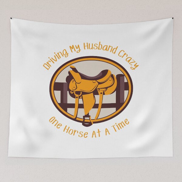 Item preview, Driving My Husband Crazy One Horse At A Time designed and sold by MamaSweetea.
