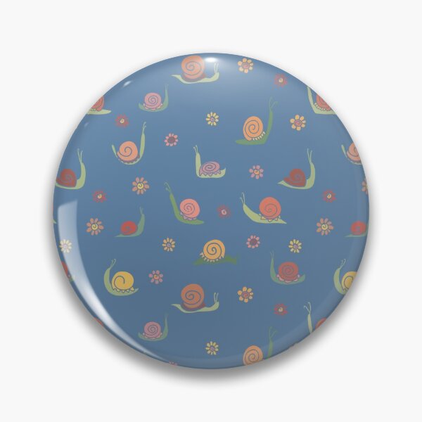 Item preview, Snails and Floral Pattern designed and sold by sparkjoyprint.