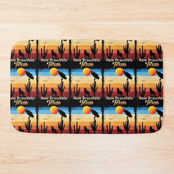 Item preview, New Braunfels Texas TX Texan Coyote  Vulture Cactus Desert Tejano designed and sold by Cuatrocaminos.