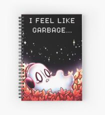 "I Feel Like Garbage" Spiral Notebook