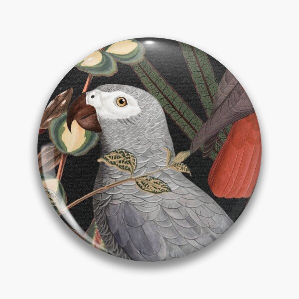 Aperçu de l'œuvre Perroquets gris d'Afrique dans la conception Jungle Classy Parrot. créée et vendue par Abstractdiva.