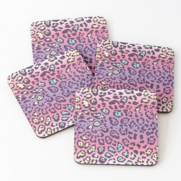 Item preview, Jaguar leopard pastel leggings all over rotary print Leggings designed and sold by TheArtDesk.