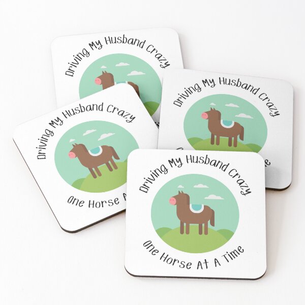 Item preview, Driving My Husband Crazy One Horse At A Time designed and sold by MamaSweetea.