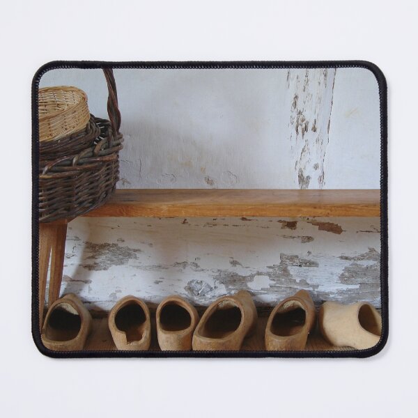 Item preview, clogs under a bench designed and sold by speecherri.
