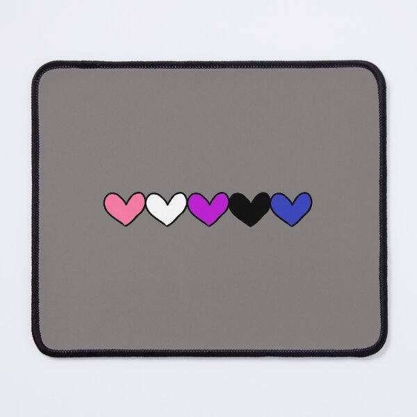 Item preview, Genderfluid Pride Heart Flag designed and sold by SunnyKiwiCo.
