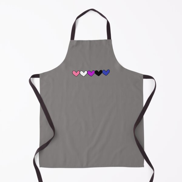 Item preview, Genderfluid Pride Heart Flag designed and sold by SunnyKiwiCo.