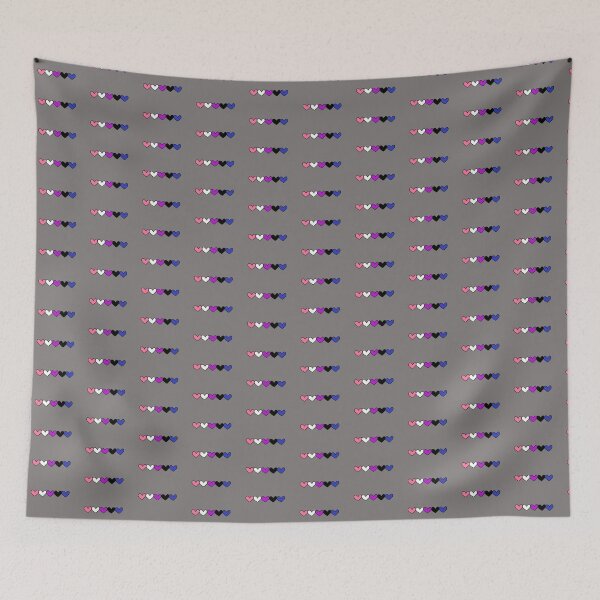 Item preview, Genderfluid Pride Heart Flag designed and sold by SunnyKiwiCo.