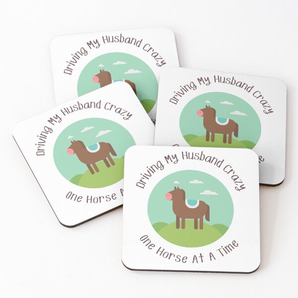 Item preview, Driving My Husband Crazy One Horse At A Time designed and sold by MamaSweetea.