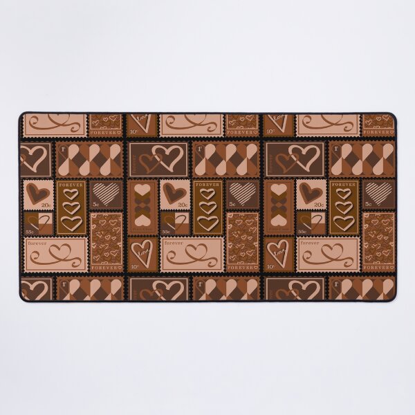 Item preview, Love Postage in Brown designed and sold by PeachPaisleyPro.