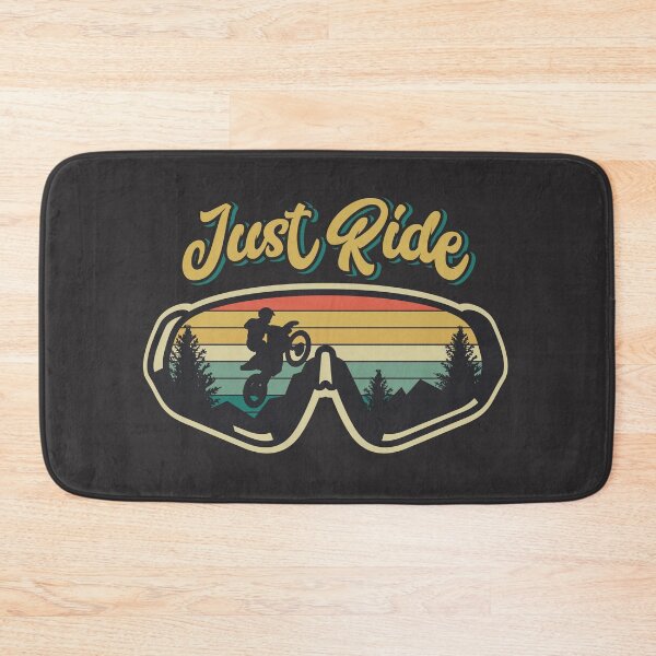 Item preview, Just Ride // Retro Sunset Motocross Goggles designed and sold by SLAG-Creative.