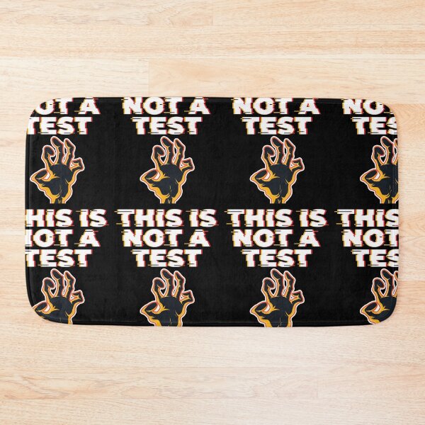 Item preview, This Is Not A Test | Zombie Apocalypse Funny Halloween designed and sold by GravitiTees.