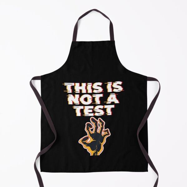 Item preview, This Is Not A Test | Zombie Apocalypse Funny Halloween designed and sold by GravitiTees.
