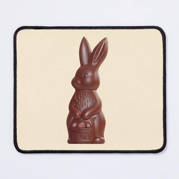 Item preview, Chocolate Easter Bunny Holding An Easter Egg Basket designed and sold by Alicia Chee.