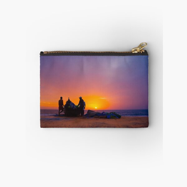 Item preview, Sunset with fishing boat designed and sold by miljuvarghese.