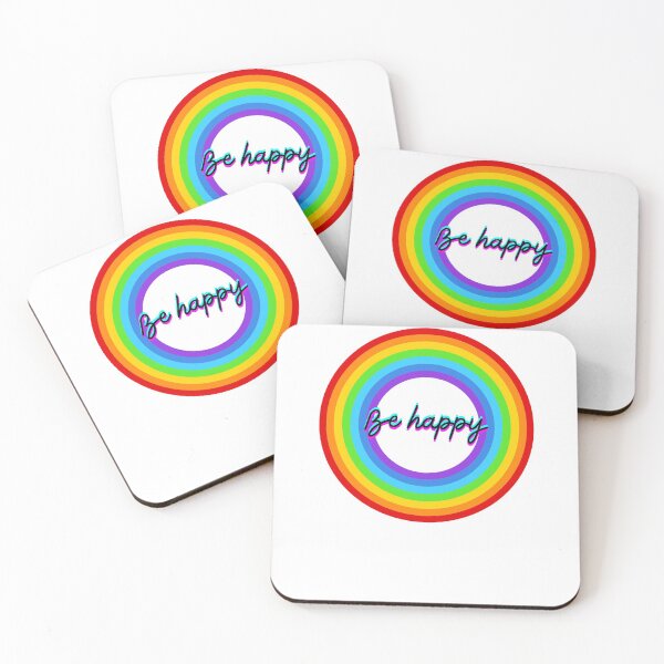 Item preview, Rainbow Style Be Happy designed and sold by Jencydigital.