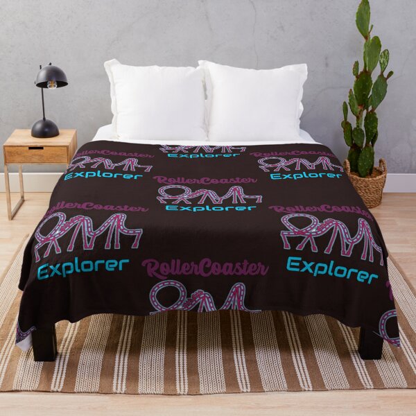 Rollercoaster Throw Blankets for Sale Redbubble