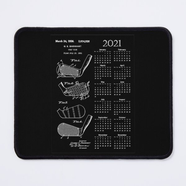 Item preview, Copy of Golf calendar black 2021 designed and sold by Astralia.