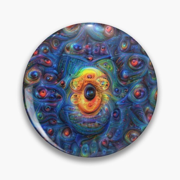 Item preview, psychedelic geometric rainbow torus designed and sold by BelAnnGrey.