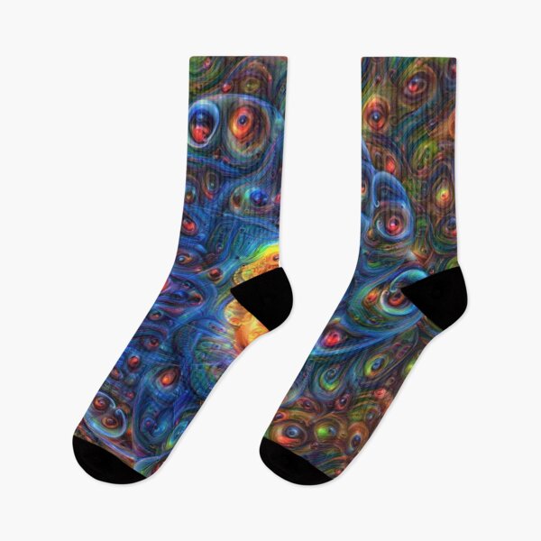 Item preview, psychedelic geometric rainbow torus designed and sold by BelAnnGrey.