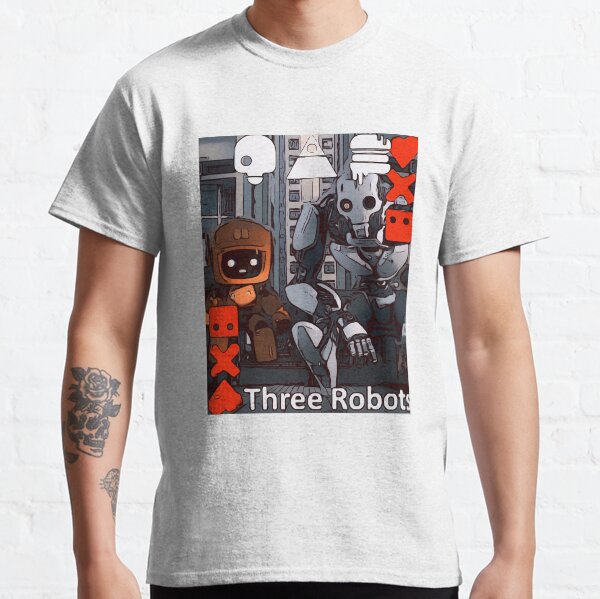 Vista previa del artículo con la obra «Póster de robots», diseñado y vendido por CobbPegyCynthia.