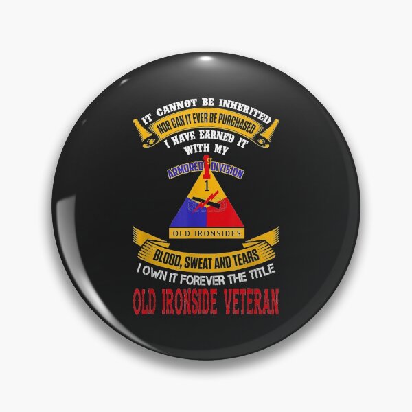 Item preview, Old Ironsides 1st Armored Division Veteran designed and sold by brandyj2t.