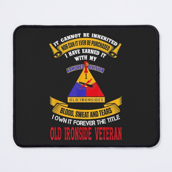 Item preview, Old Ironsides 1st Armored Division Veteran designed and sold by brandyj2t.