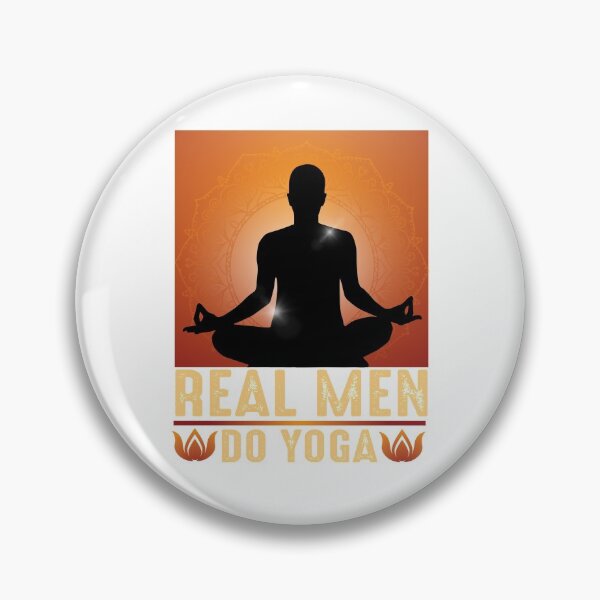 Item preview, Real Men Do Yoga designed and sold by verdecuddly.