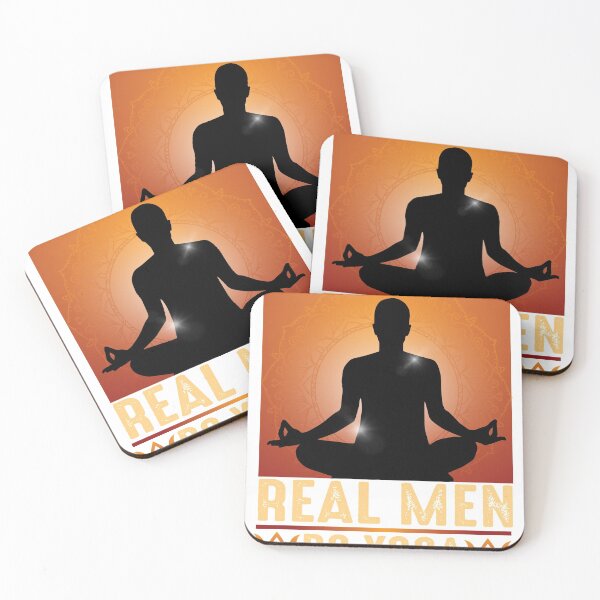 Item preview, Real Men Do Yoga designed and sold by verdecuddly.