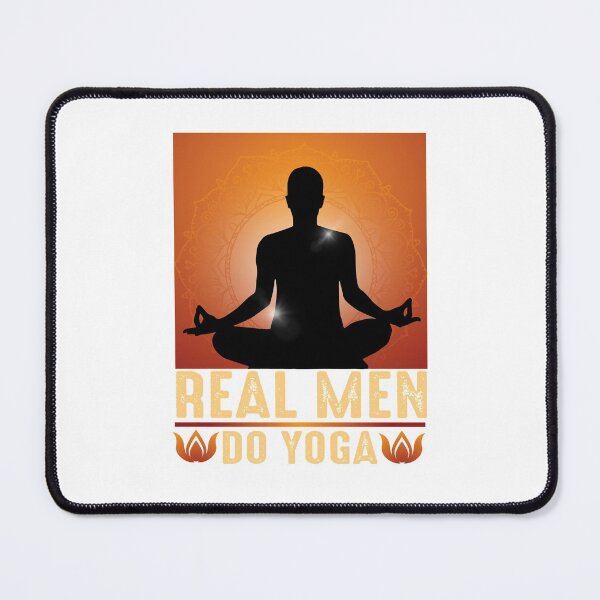 Item preview, Real Men Do Yoga designed and sold by verdecuddly.