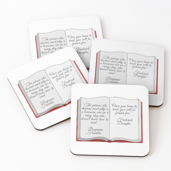 Item preview, Reading Quotes Benjamin Franklin Frederick Douglass designed and sold by TheKnightWriter.
