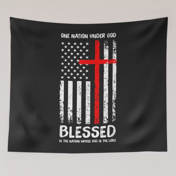 Item preview, One Nation under God USA Patriot Veteran Christian designed and sold by brandyj2t.